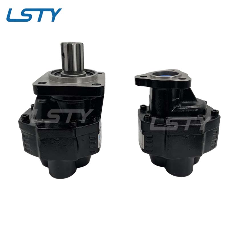 HYVA Series Hydraulic Oil Gear Pump 3 bolts 4 bolts 25cc heavy Truck Tipping System Hydraulic Gear Pump