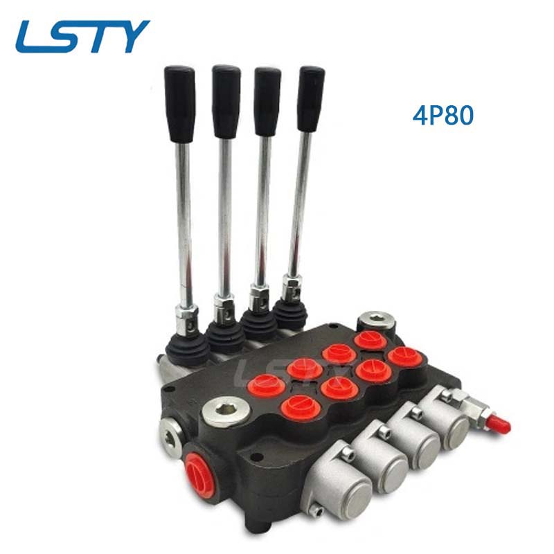 P80 Series 1P80 2P80 3P80 4P80 5P80 6P80 Integral Multi-way Directional Valve,Hydraulic Monoblock Valve