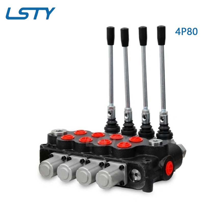 P80 Series 1P80 2P80 3P80 4P80 5P80 6P80 Integral Multi-way Directional Valve,Hydraulic Monoblock Valve