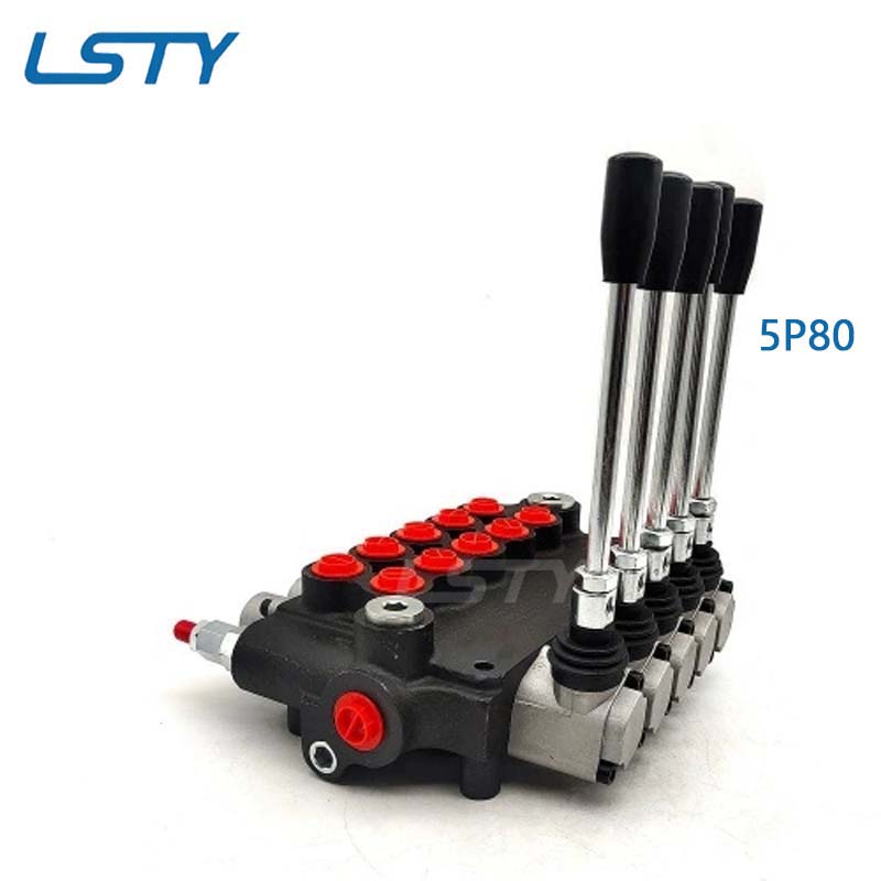 P80 Series 1P80 2P80 3P80 4P80 5P80 6P80 Integral Multi-way Directional Valve,Hydraulic Monoblock Valve